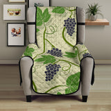 Grape Leaves Pattern Chair Cover Protector