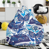 Whale Starfish Pattern Bean Bag Cover