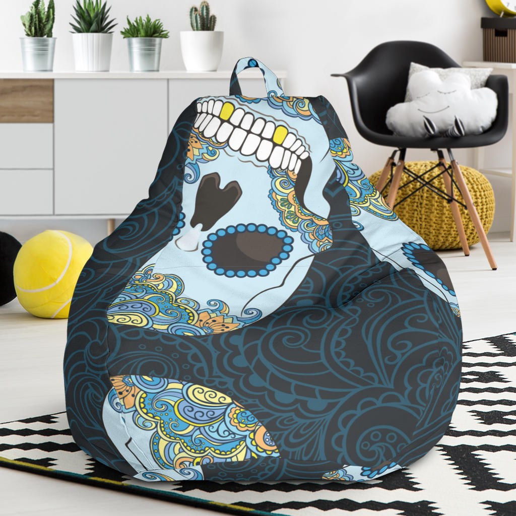 Suger Skull Pattern Bean Bag Cover