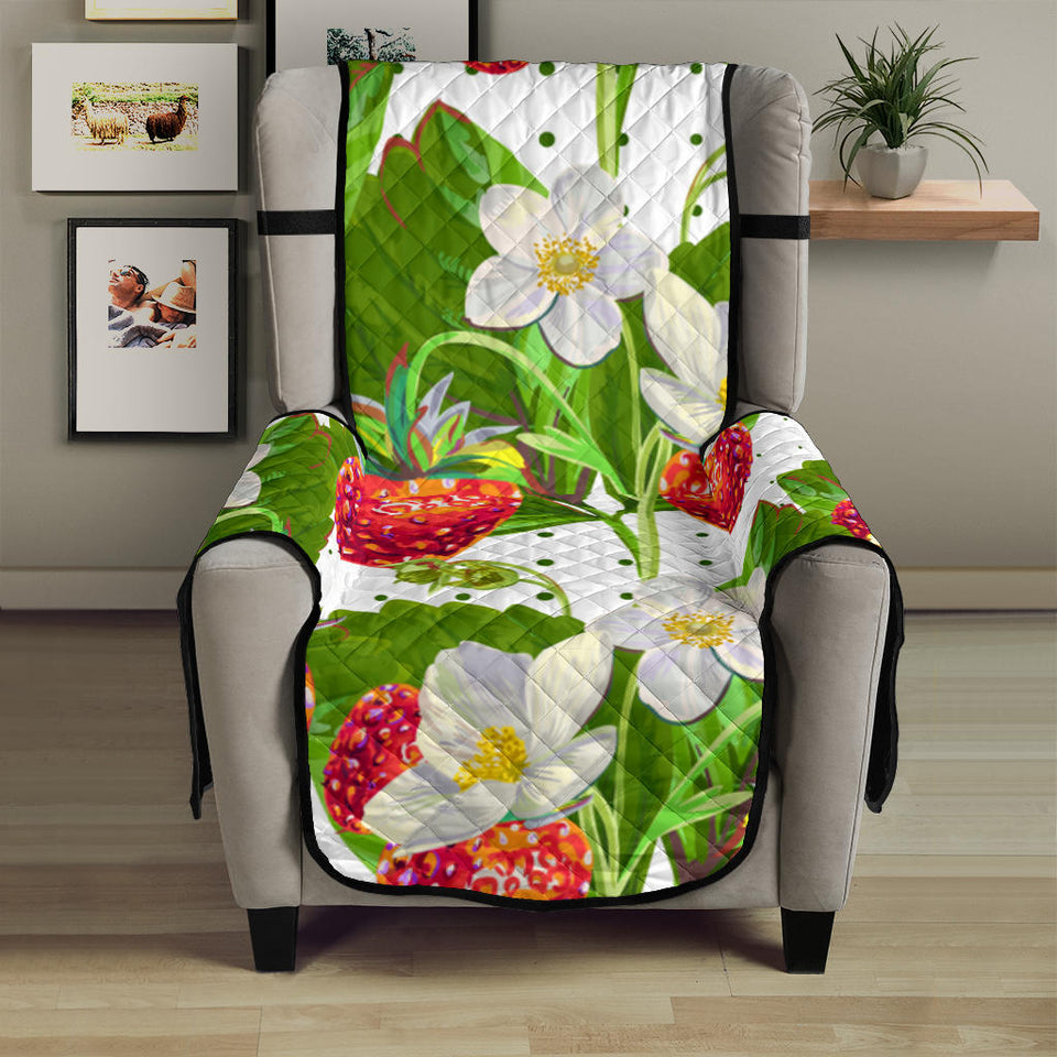 Strawberry Pattern Chair Cover Protector