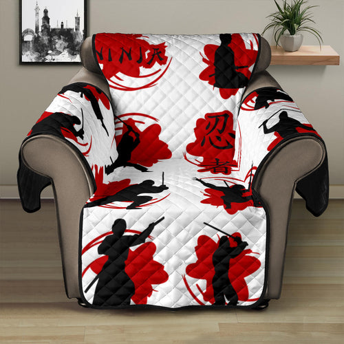 Ninja Pattern Recliner Cover Protector