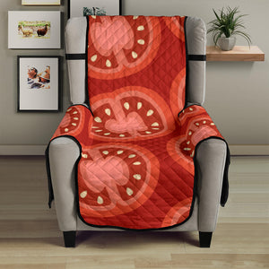 Sliced Tomato Pattern Chair Cover Protector