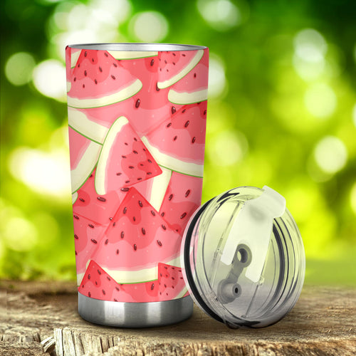 Watermelon Pattern Background Tumbler