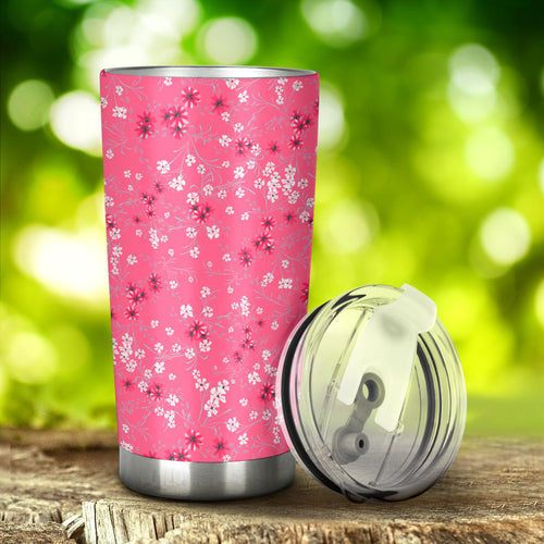 Sakura Pattern Background Tumbler