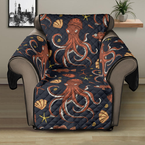 Octopus Pattern Recliner Cover Protector