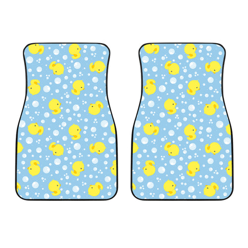 Duck Toy Pattern Print Design 02 Front Car Mats