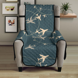 Airplane Circle Pattern Chair Cover Protector