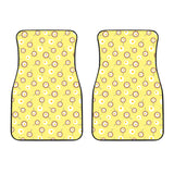 Fried Eggs Pattern Print Design 03 Front Car Mats