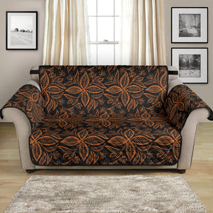 Cocoa Pattern Loveseat Couch Cover Protector