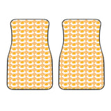 Fried Eggs Pattern Print Design 04 Front Car Mats