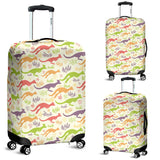 Colorful Kangaroo Pattern Luggage Covers