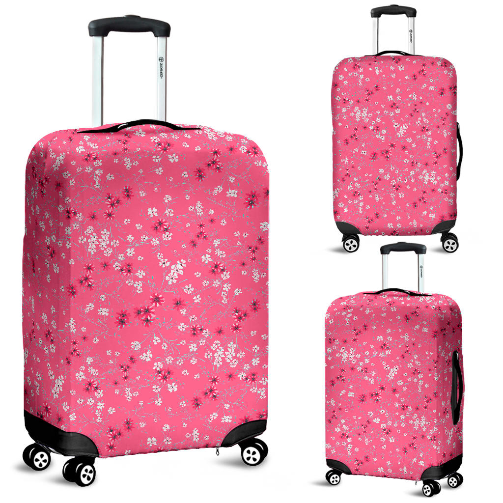 Sakura Pattern Background Luggage Covers