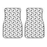 Engine Piston Theme Background Pattern Print Design 05 Front Car Mats