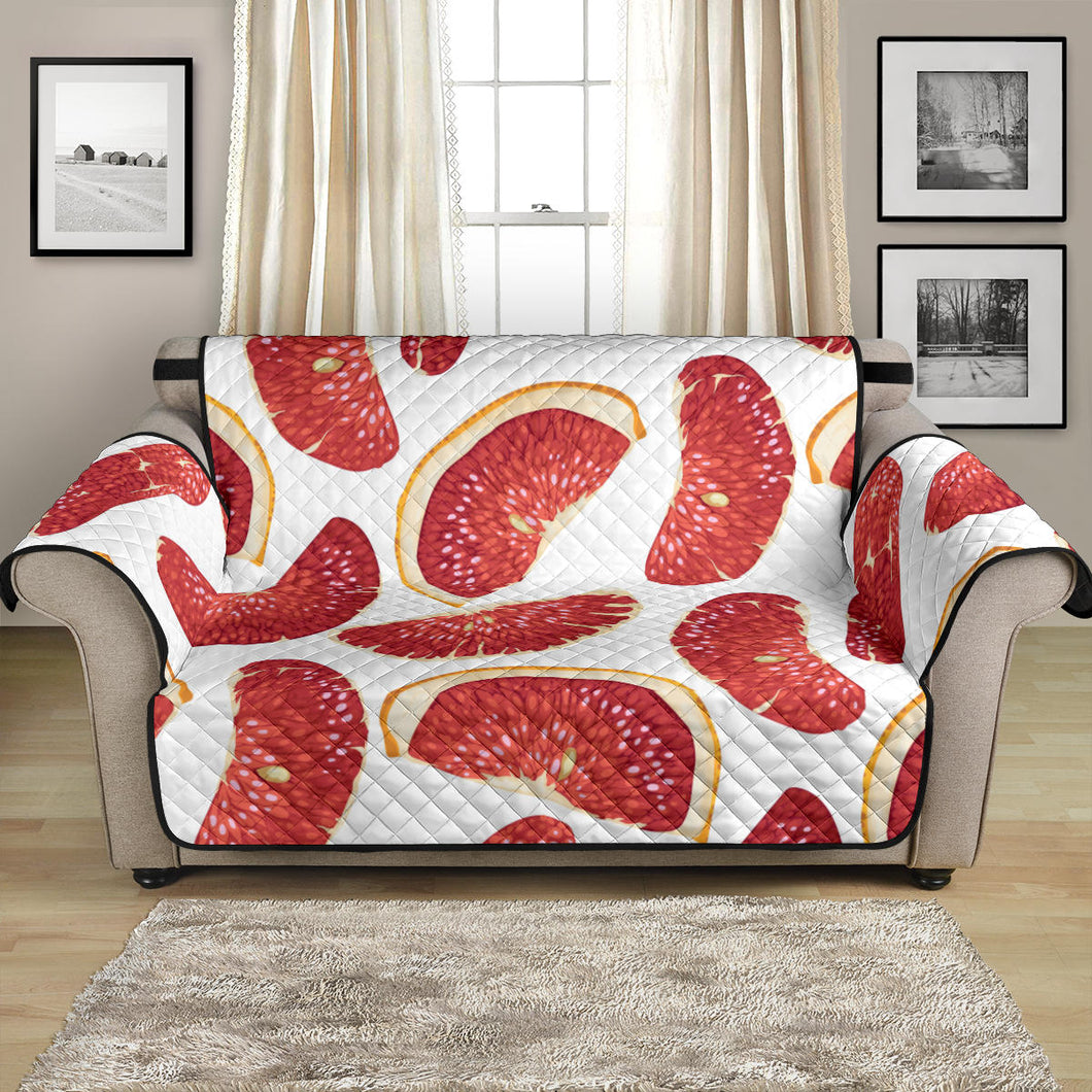 Grapefruit Pattern Loveseat Couch Cover Protector