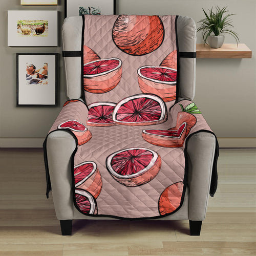 Grapefruit Pattern Background Chair Cover Protector