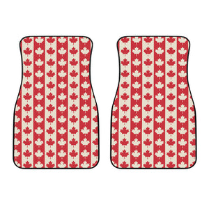 Canada Pattern Print Design 03 Front Car Mats