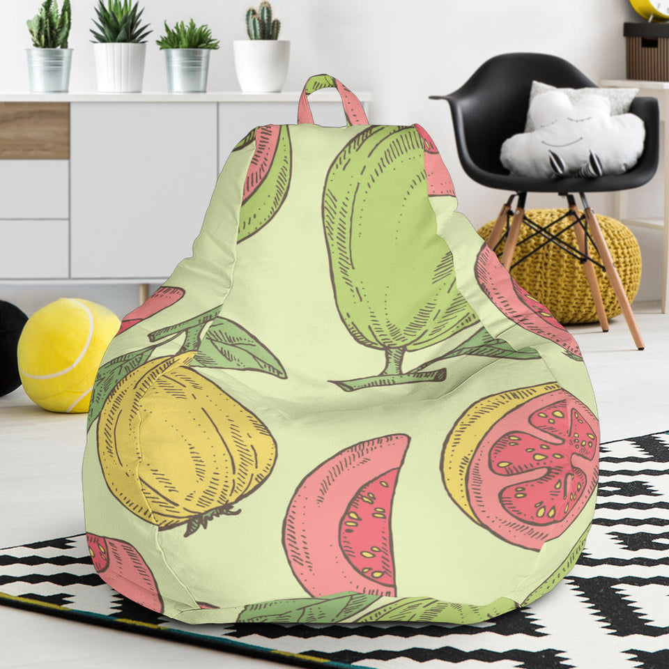 Guava Pattern Background Bean Bag Cover