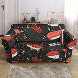 Sushi Theme Pattern Loveseat Couch Slipcover