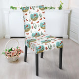 Goldfish Pattern Print Design 01 Dining Chair Slipcover