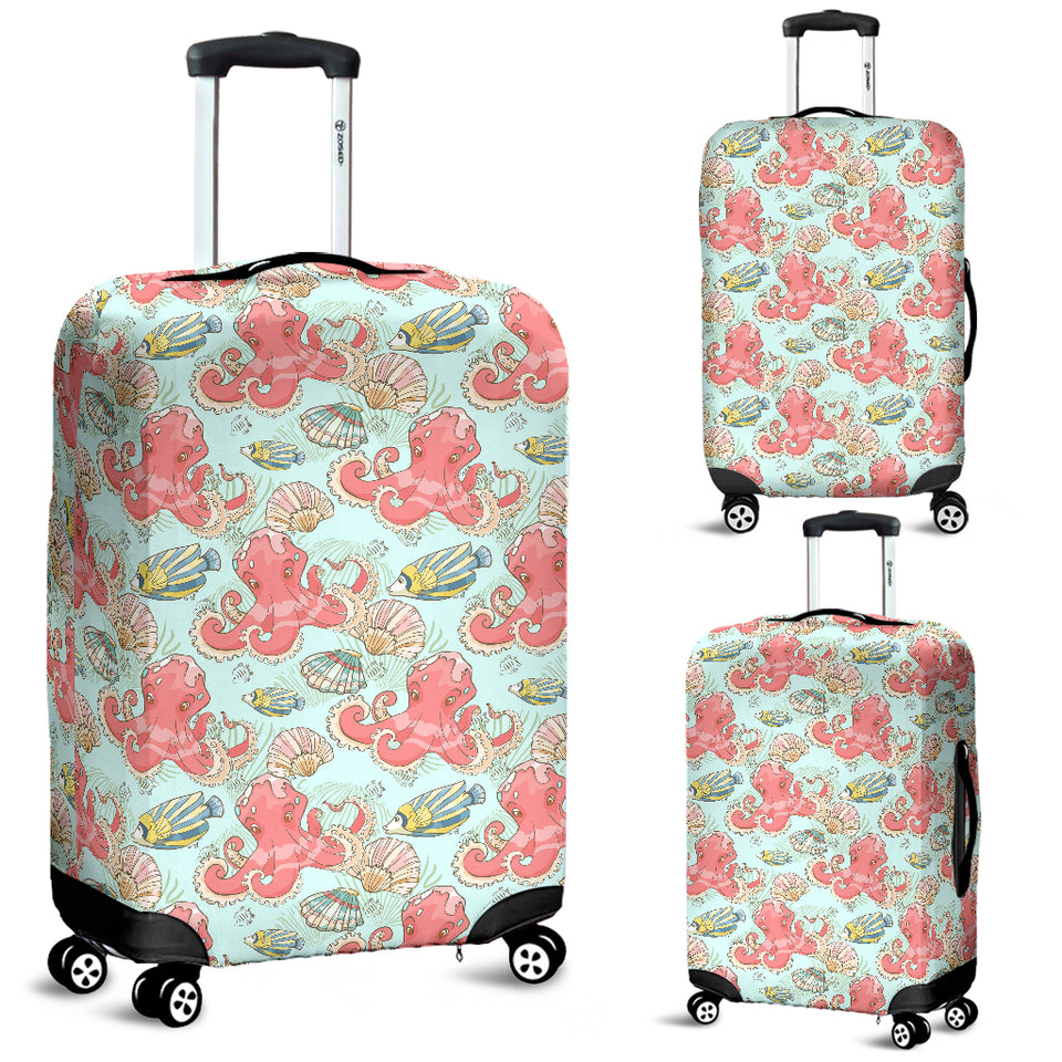 Octopus Fish Shell Pattern Luggage Covers