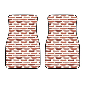 Sausage Pattern Print Design 02 Front Car Mats