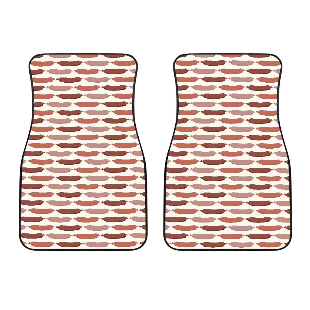 Sausage Pattern Print Design 02 Front Car Mats