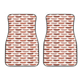 Sausage Pattern Print Design 02 Front Car Mats