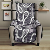 Snake Gray Pattern Chair Cover Protector