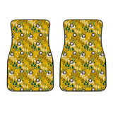 Lion Pattern Print Design 01 Front Car Mats