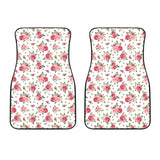 Rose Pattern Print Design 02 Front Car Mats