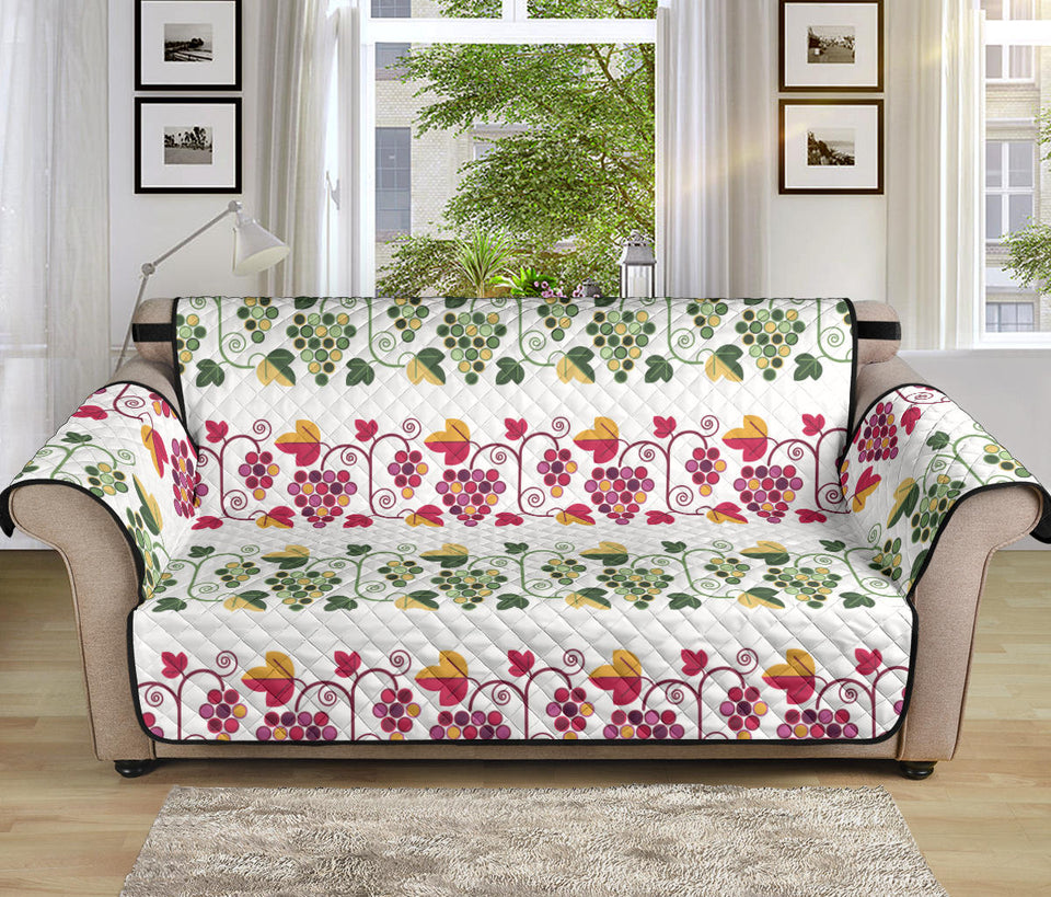 Grape Grahpic Decorative Pattern Sofa Cover Protector