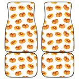 Pancake Pattern Print Design 04 Front and Back Car Mats