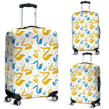 Saxophone Pattern Luggage Covers