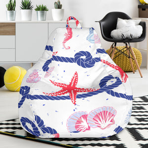 Starfish Shell Rope Pattern Bean Bag Cover