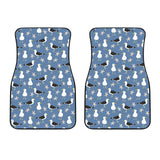 Seagull Pattern Print Design 01 Front Car Mats