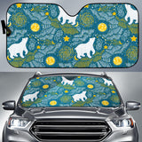 Polar Bear Pattern Car Sun Shade