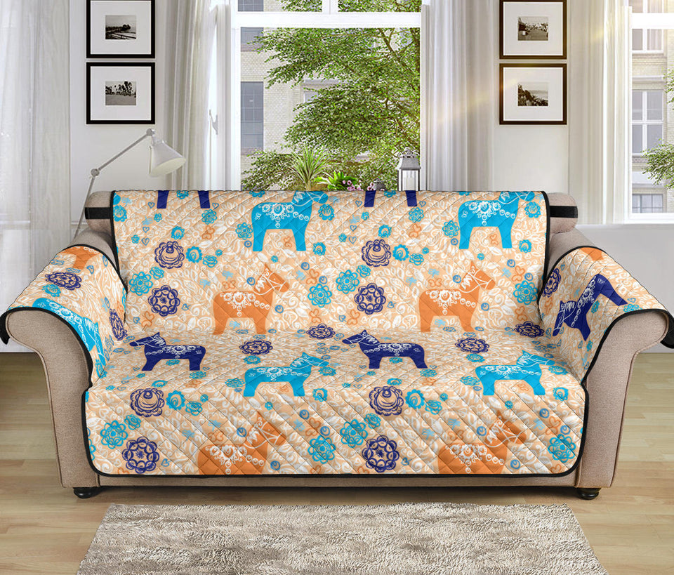 Cute Horse Pattern Sofa Cover Protector