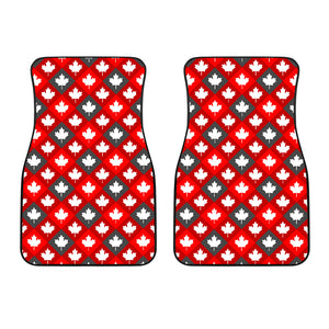 Canada Pattern Print Design 05 Front Car Mats