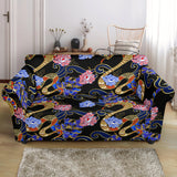 Snake Flower Pattern Loveseat Couch Slipcover