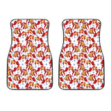 Goldfish Pattern Print Design 02 Front Car Mats