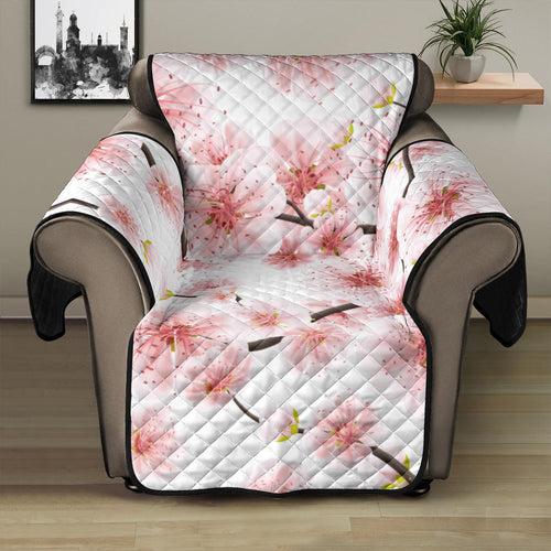 Sakura Pattern Theme Recliner Cover Protector