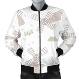 Windmill Pattern Background Men Bomber Jacket