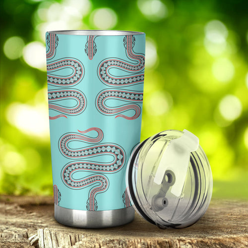 Snake Tribal Pattern Tumbler