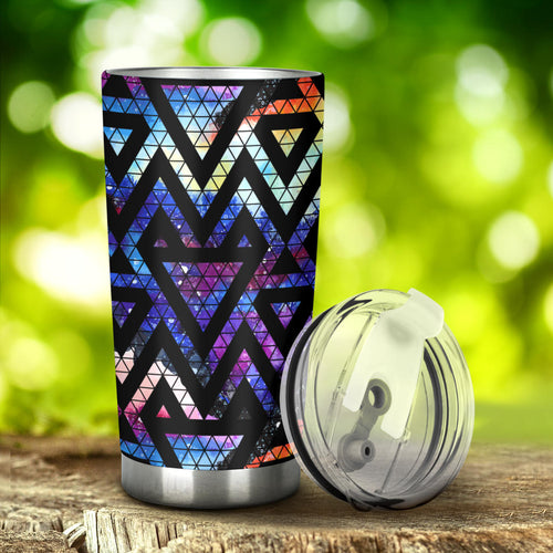 Space Colorful Tribal Galaxy Pattern Tumbler