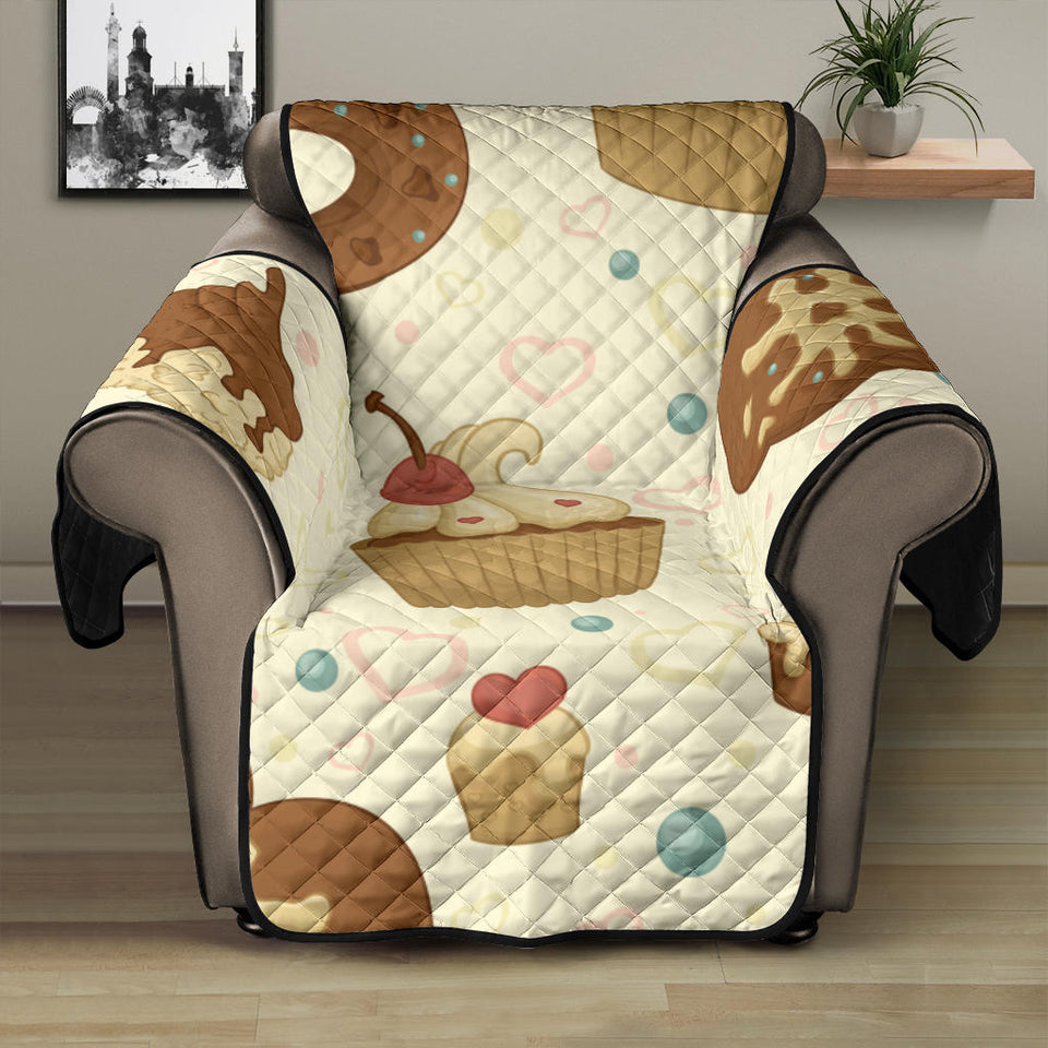 Cake Pattern Recliner Cover Protector