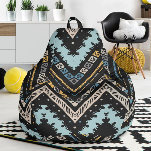 Zigzag Chevron African Afro Dashiki Adinkra Kente Bean Bag Cover