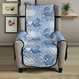 Octopus Heart Pattern Chair Cover Protector