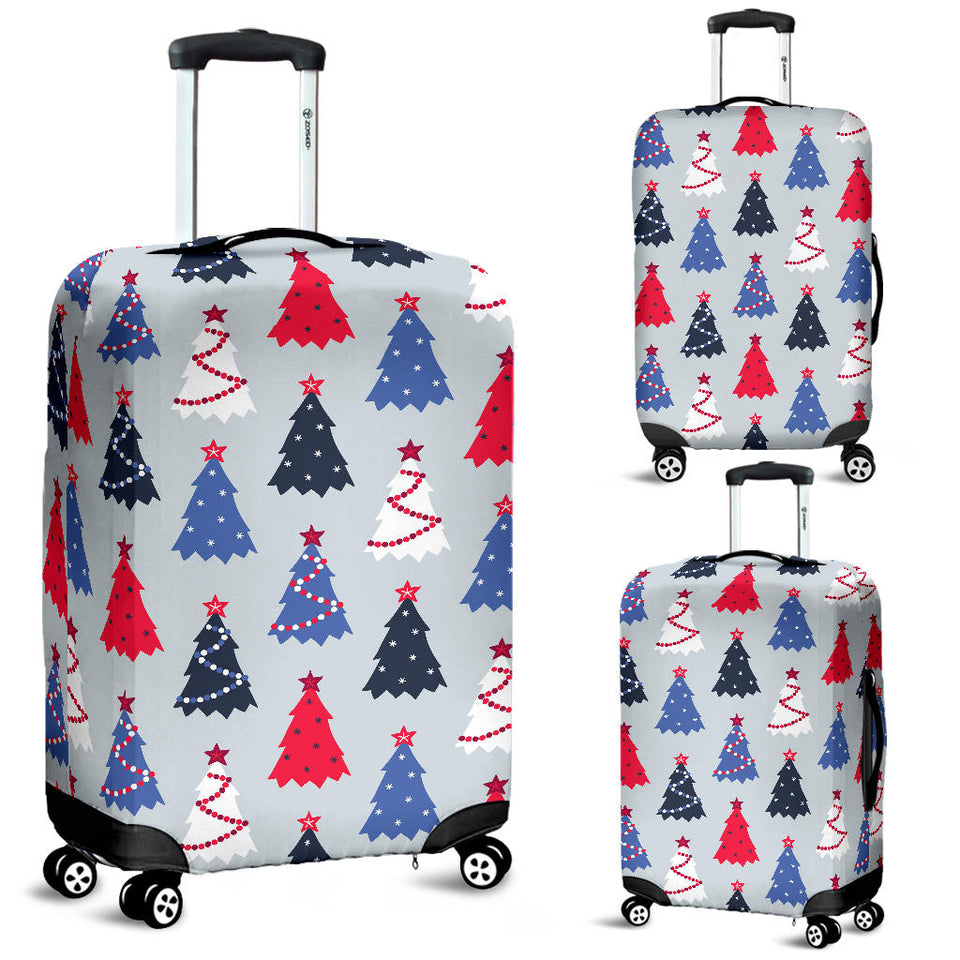 Christmas Tree Star Pattern Luggage Covers