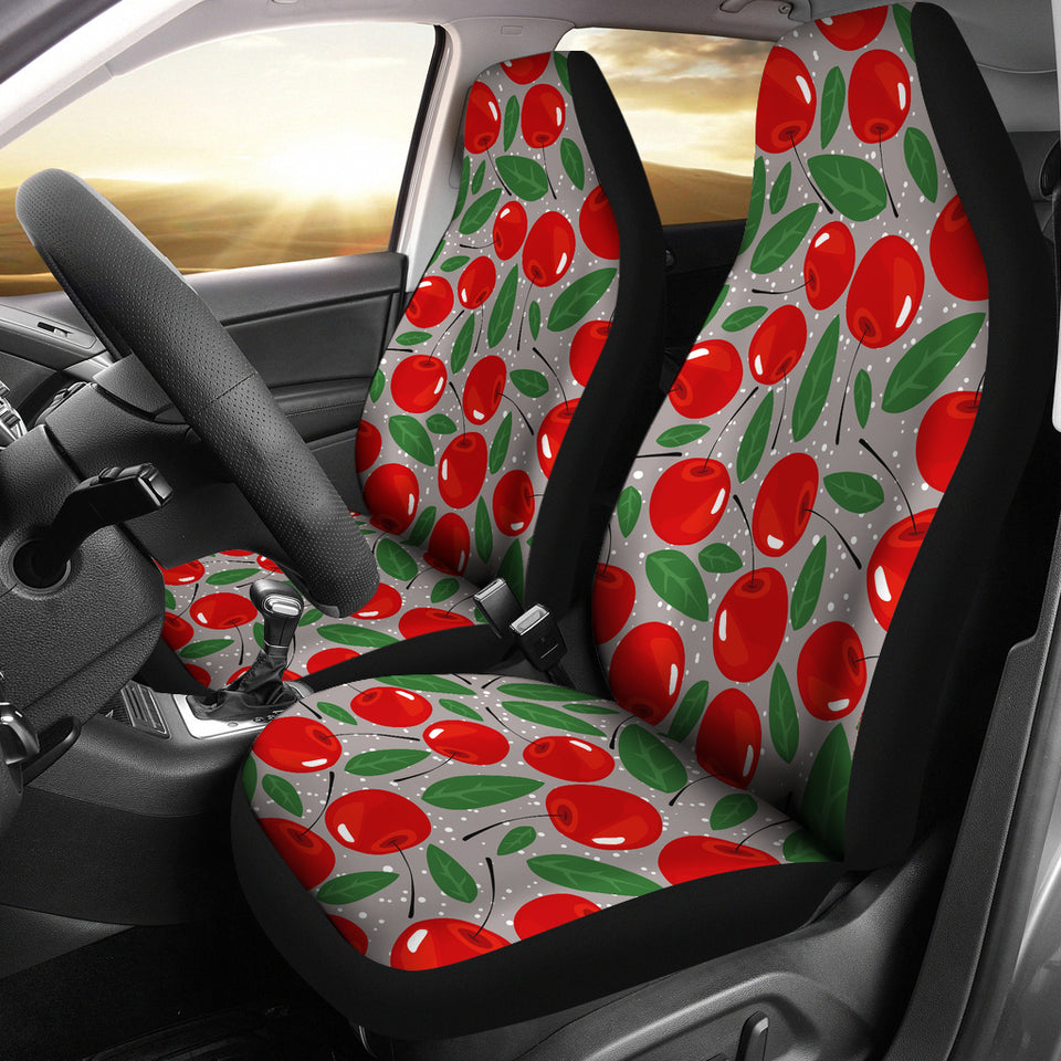 Cherry Leaves Pattern Universal Fit Car Seat Covers