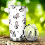 Sleep Raccoon Pattern Tumbler